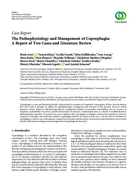 coprofolia|The Pathophysiology and Management of Coprophagia: A Report。